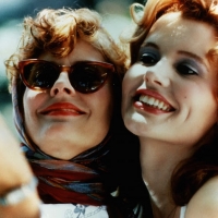 Geena Davis con Susan Sarandon in "Thelma & Louise"