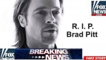 Brad Pitt in una falsa notizia