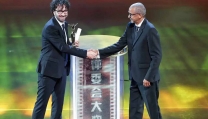 Vito Palmieri alla premiazione dello Shanghai International Film Festival