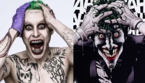 A sinistra, il probabile Joker di Jared Leto