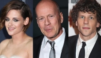 Kristen Stewart, Bruce Willis e Jesse Eisenberg