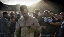 Matt Damon sul set del nuovo Bourne