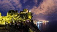 La terrazza degli ulivi che ospita Ischia Film Festival