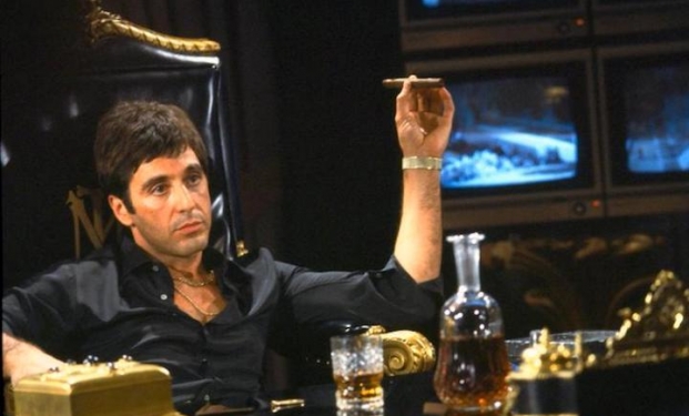 Al Pacino in Scarface di Brian De Palma