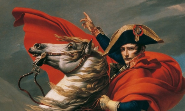 Napoleone che attraversa le Alpi di Jacques-Louis David