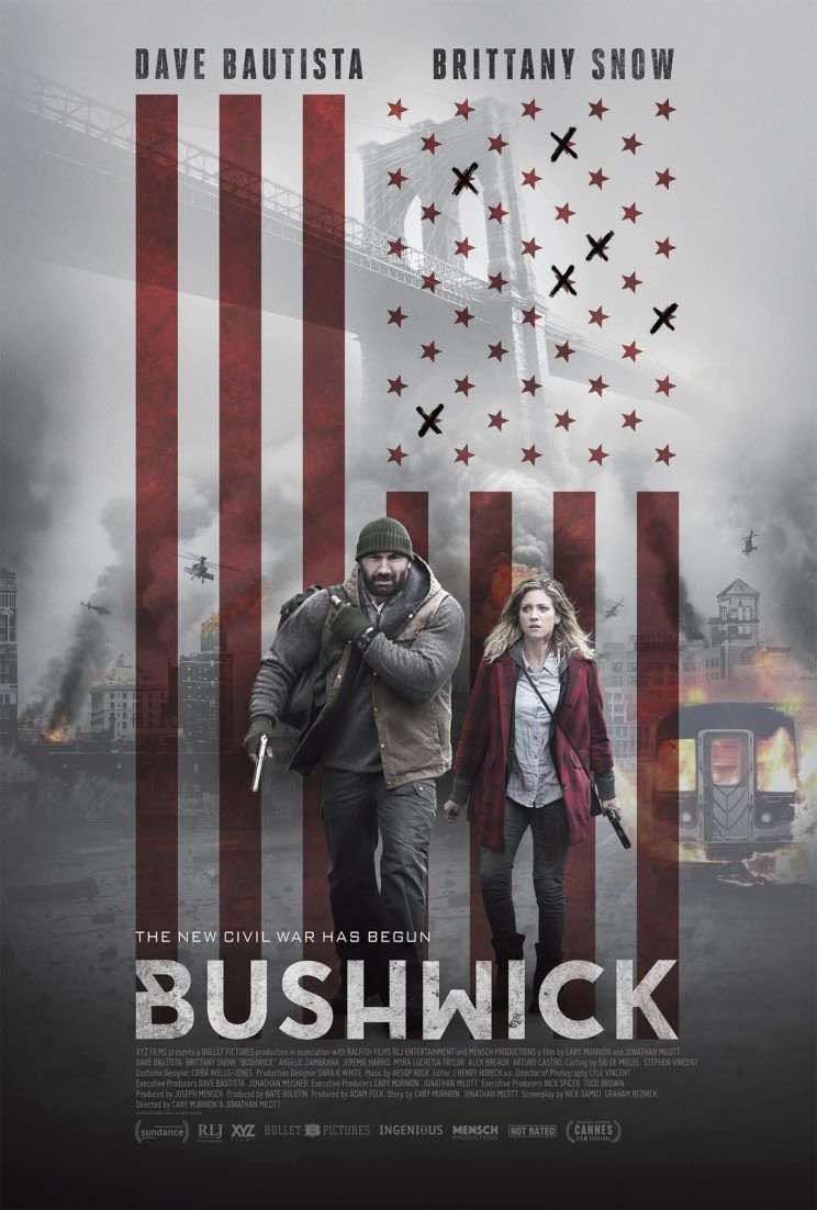 "Bushwick" (Usa 2017), Cary Murnion e Jonathan Milott, Netflix. U.S. Original threatrical poster