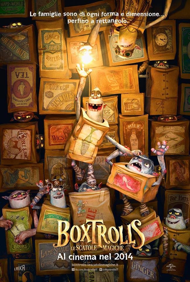 Boxtrolls - Le scatole magiche locandina