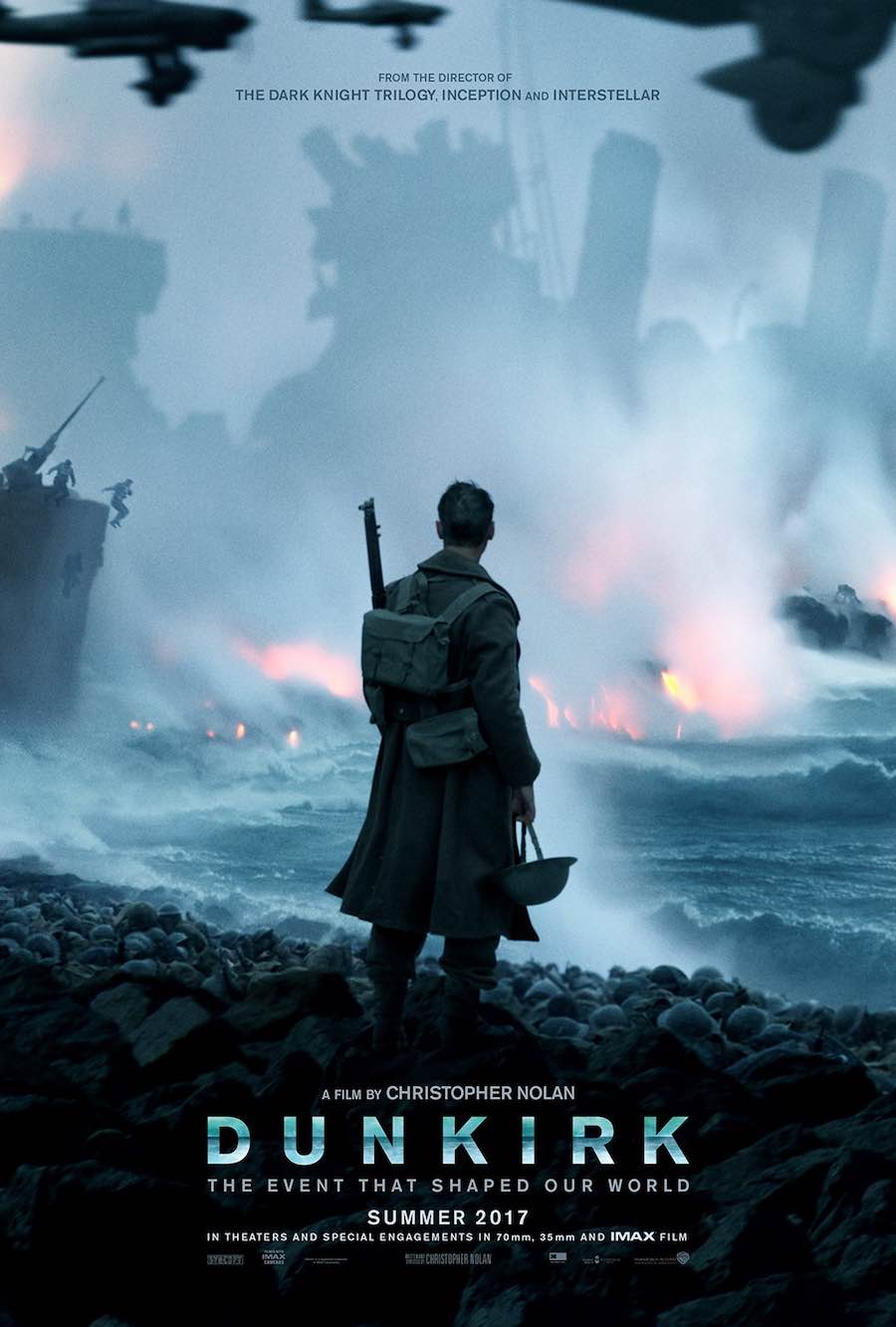 "Dunkirk"(G.B.- Usa 2017), Christopher Nolan. U.S. Sheet Posters -1.