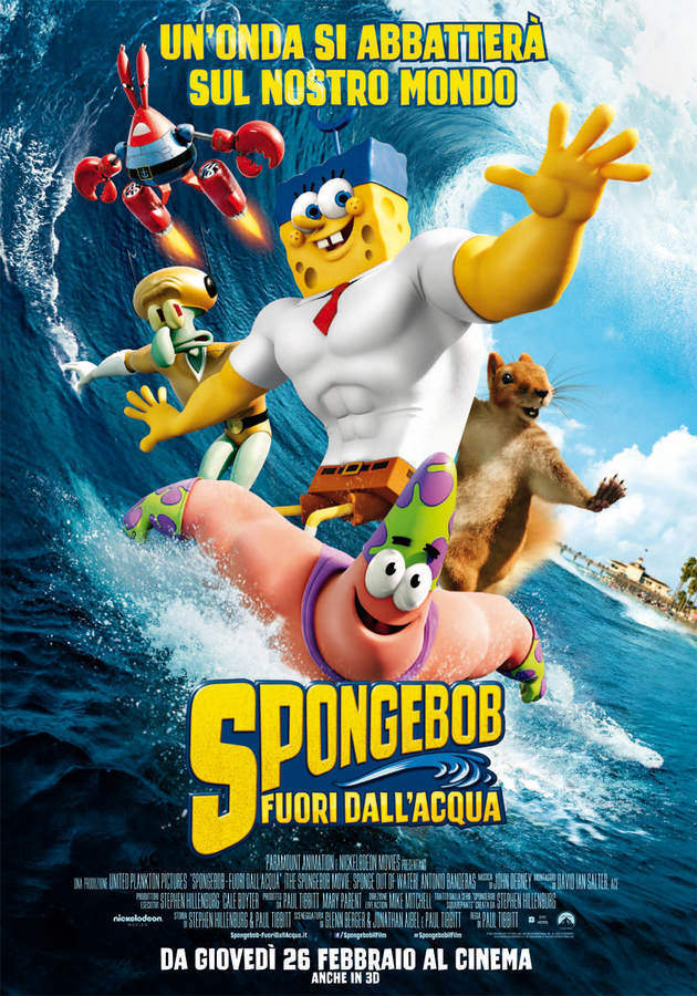 Locandina di Spongebob - Fuori dall'acqua