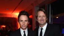 Eddie Redmayne e Tom Hooper 