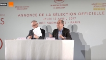 Conferenza di presentazione del Festival di Cannes 2017