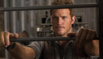 Chris Pratt dal set di Jurassic World