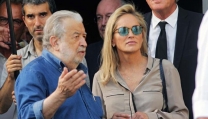 Pupi Avati con la star Sharon Stone