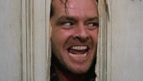 Jack Nicholson e la sua follia in "Shining"