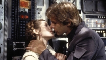 Carrie Fisher e Harrison Ford in Guerre Stellari