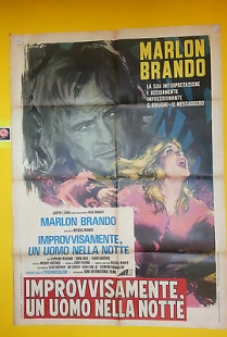 Improvvisamente, un uomo nella notte(The Nightcomers)(G.B. 1971), Michael Winner. (Manifesto cinematografico 2F prima edizione cinematografica italiana 1972)