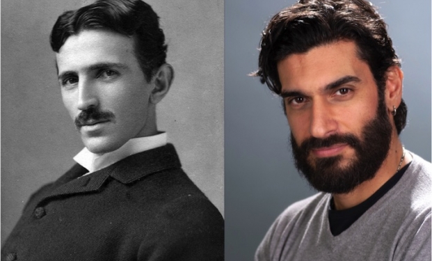 Nikola Tesla e Alessandro Parrello Nikola Tesla e Alessandro Parrello