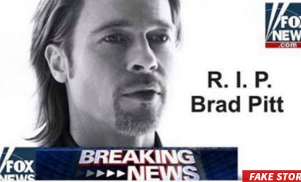 Brad Pitt in una falsa notizia