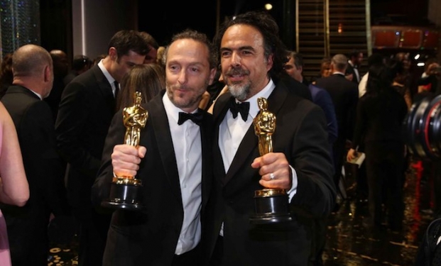 Alejandro González Iñárritu con Emmanuel Lubezki