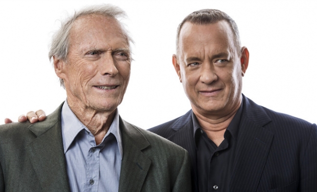 Clint Eastwood con Tom Hanks