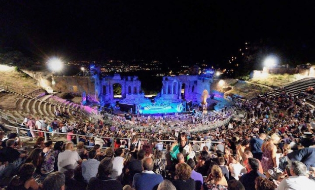 Il teatro antico a Taormina