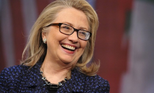 Il candidato alla Casa Bianca Hillary Clinton