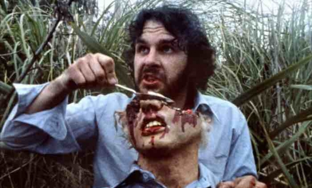 Peter Jackson sul set di "Fuori di testa"