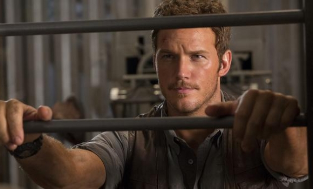 Chris Pratt dal set di Jurassic World