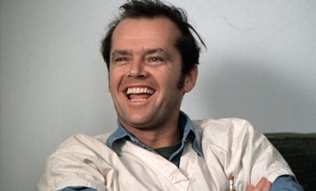 Jack Nicholson in "Qualcuno volò sul nido del cùculo"