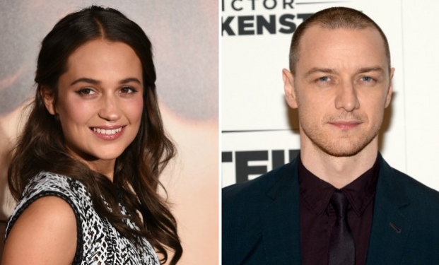 Alicia Vikander e James McAvoy