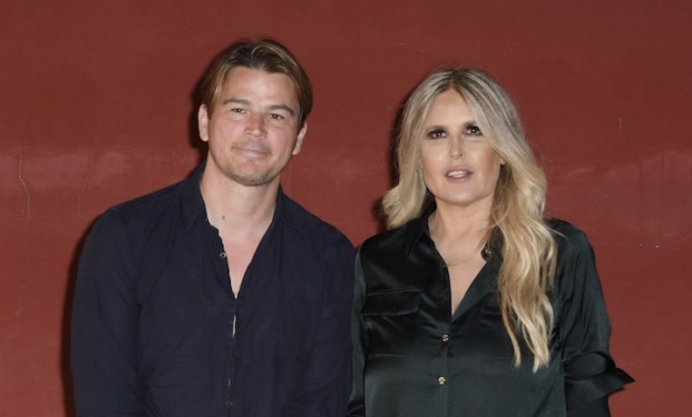  Tiziana Rocca con il presidente di giuria Josh Hartnett