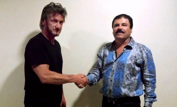 Sean Penn con el Chapo