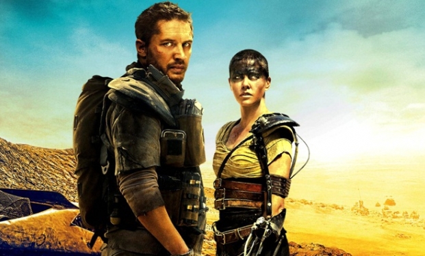 Tom Hardy e Charlize Theron in Mad Max: Fury Road