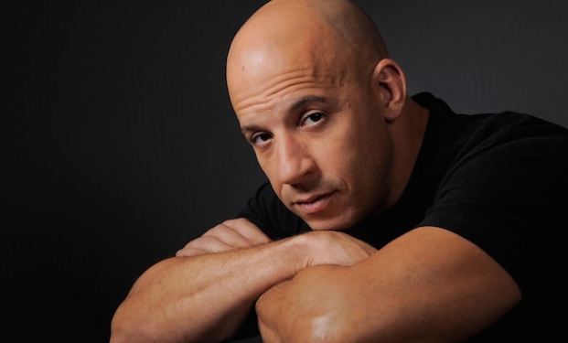 L'attore Vin Diesel, celebre per Fast & Furious