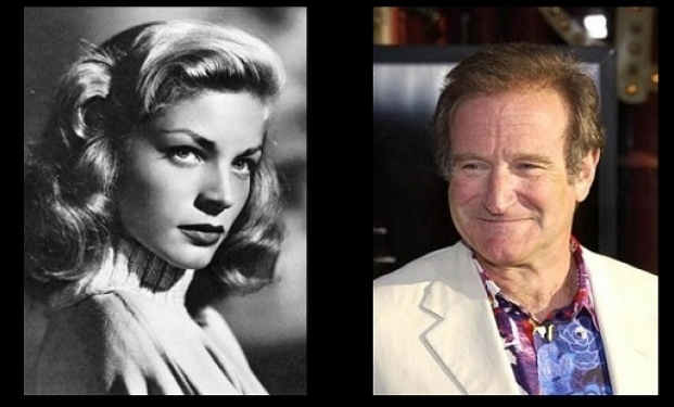 Robin Williams e Lauren Bacall