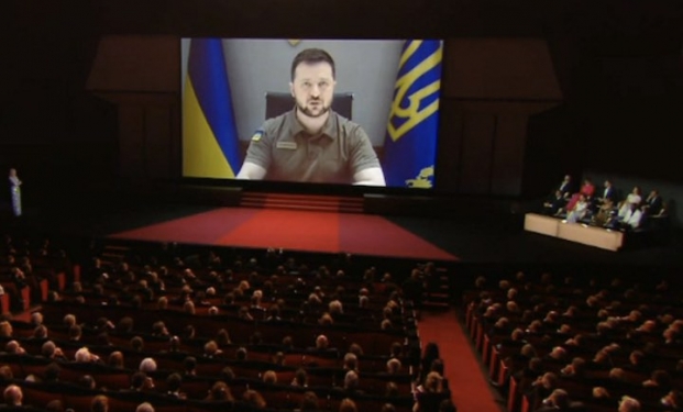 Zelensky, il video per Cannes