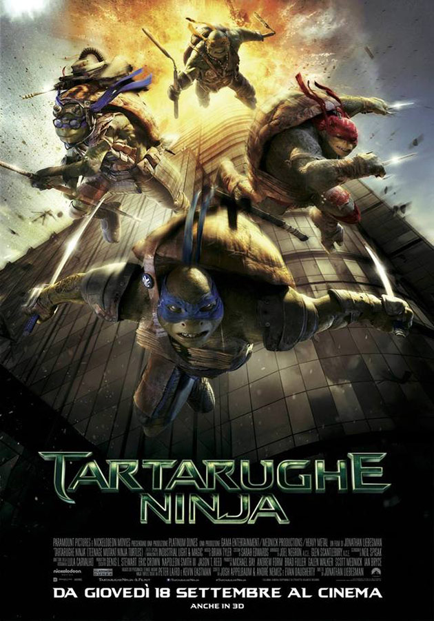 Locandina di Tartarughe Ninja